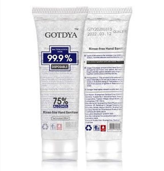 

80мл gotdya дезинфицирующее средство для рук на складе гель дезинфицирующее алкоголь householdoutdoor антибактериальная дезинфицирующие своб