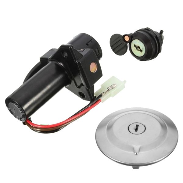 

ignition switch fuel gas cap seat 3 pin lock set for yamaha ybr125 2002-2013