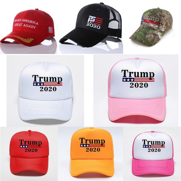 

new trump hat 2020 american presidential election letter embroidery baseball cap keep america great hats 5 colors hha1299 #204, Blue;gray