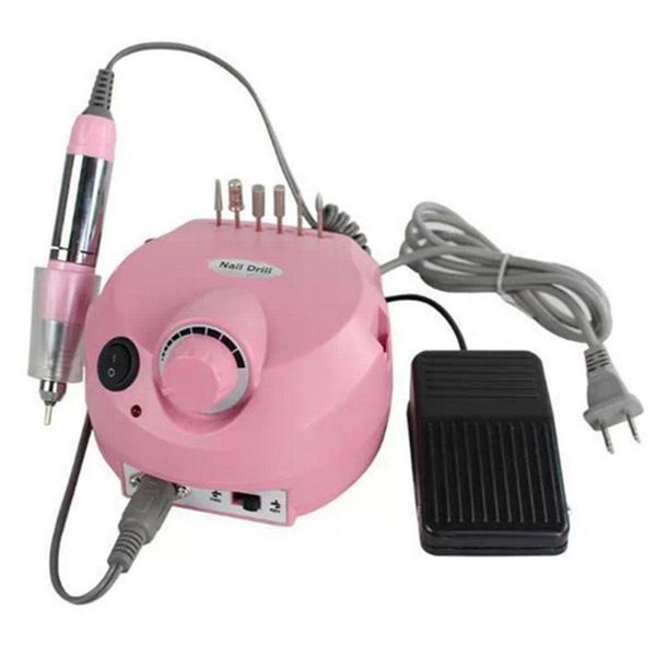 

30000rpm manicure tool pedicure electric drill file nail art machine polishing shape tools, Silver