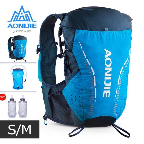 

aonijie sm size c9104 ultra vest 18l hydration backpack pack soft bag water bladder flask hiking running marathon