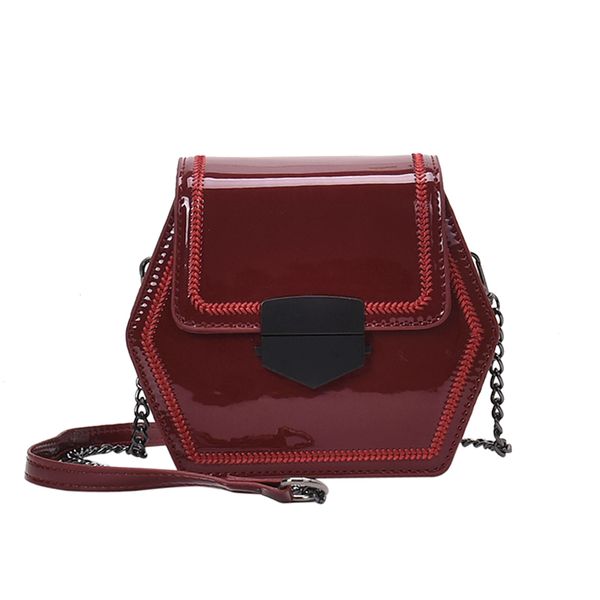 

small pu leather crossbody bags for women 2019 lady fashion chain shoulder messenger bag female travel handbags