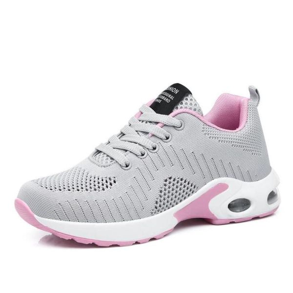 

women casual shoes fashion breathable walking shoes mesh breathable flat sneakers womens white vulcanized, Black