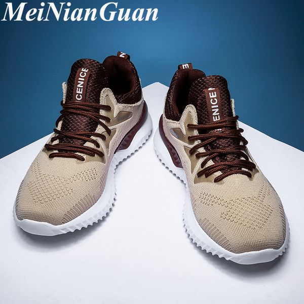 

spring autumn men's sneakers large sizes flat men sport shoes light weight running shoes man low breathable sports shoe b2