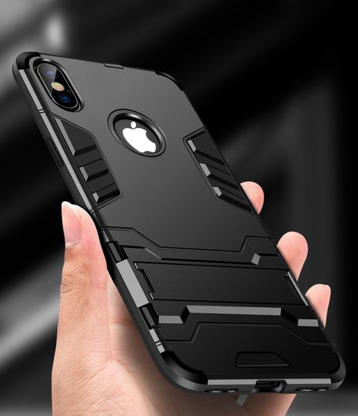 

luxury stand armor phone holder case for iphone 11 pro 7 8 6 6s plus x xs max xr hybrid tpu+hard pc back cover samsung s8 s9 s10 note8 note9