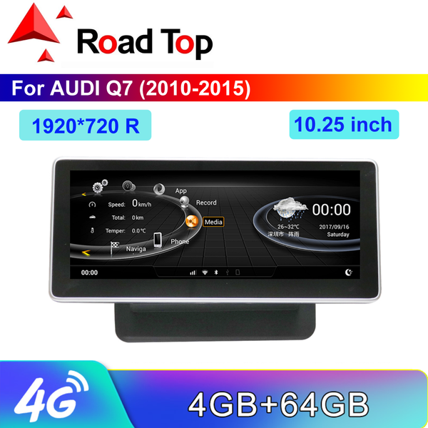 

10.25" android touch screen for q7 2010-2015 with gps navigation radio stereo dash multimedia player car dvd