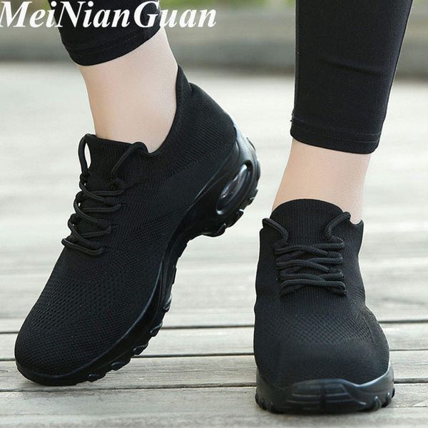 

large size 42 sport shoes woman platform sneakers 2020 air cushion womens running shoes low slip on women's sports shoe x4