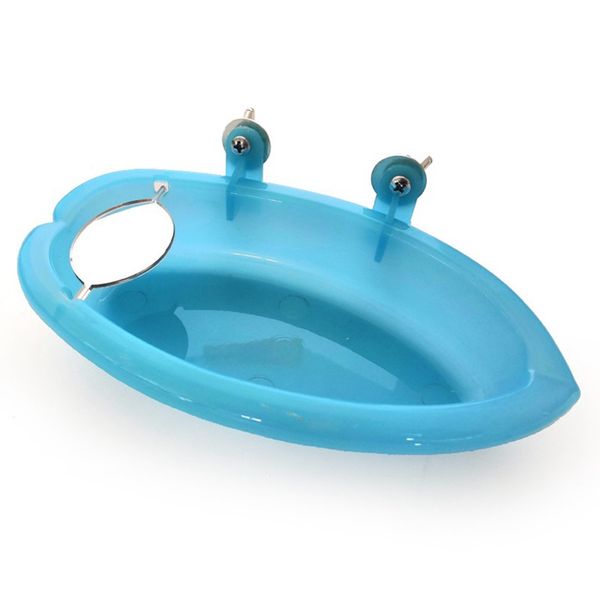 

small parrot bird bathtub pet cage accessories bird mirror bath shower box pet supplies