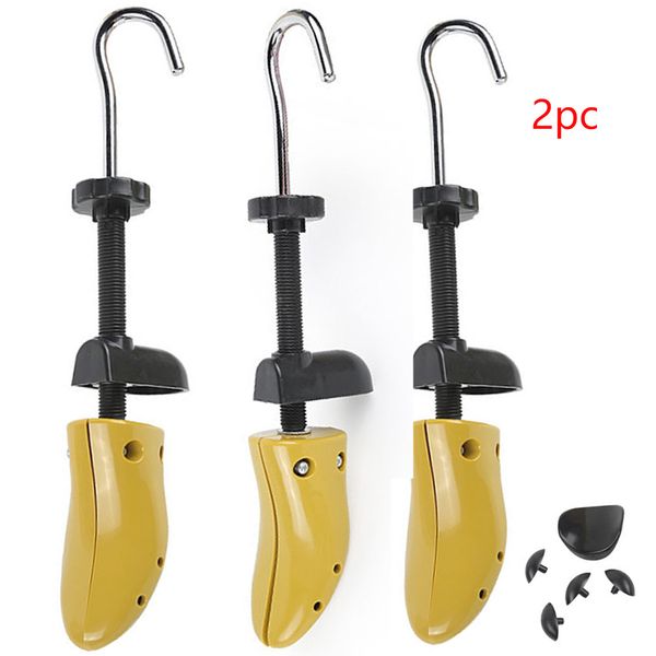 

2pcs/pair men women length shaper bunions adjustable stretching shoe stretchers 2 way width, White;pink