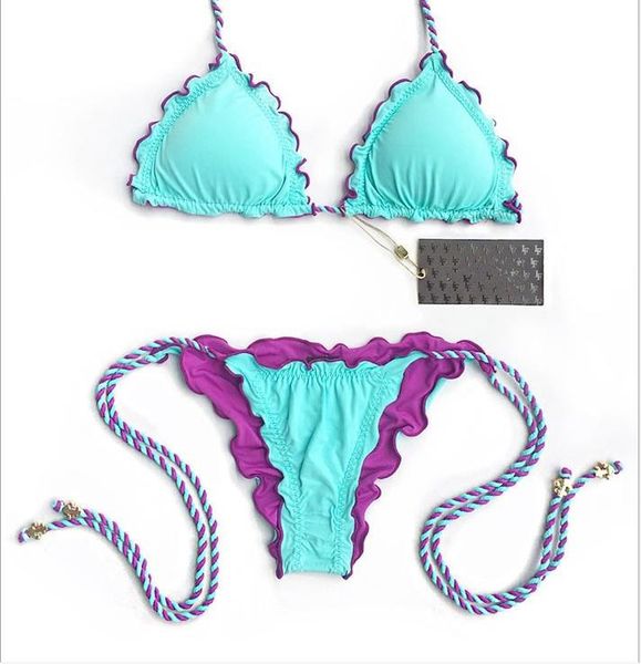 

новый купальный костюм pure bikini lotus edge с плетеной веревкой