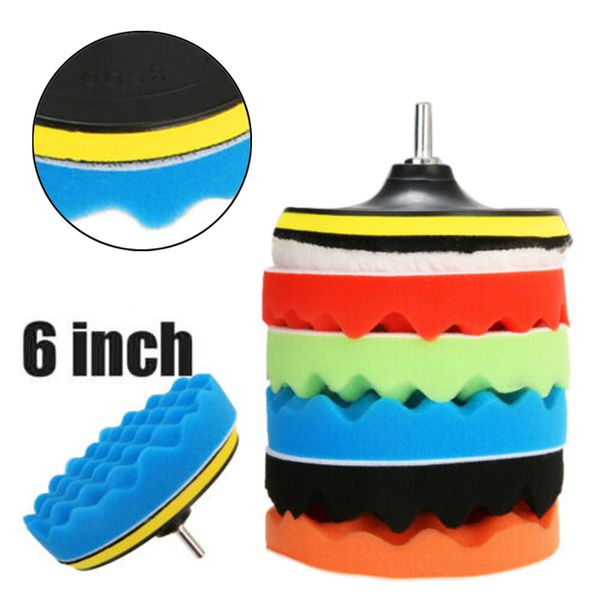 

adhesive buffing pad backer cleaning polishing buff waxing sponge pads kit set car polisher
