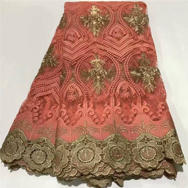 

2020 new design french nigerian laces fabric tulle african laces fabric wedding african french tulle lace, Black;white