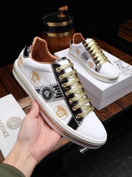 

2019 Platinum series men's brand wild casual shoes, fashion sports leather shoes, with original packaging shoe box delivery male code: 39-44