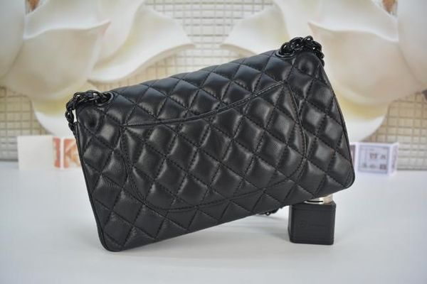 

Высококачественная классическая сумка с двумя клапанами из натуральной овечьей