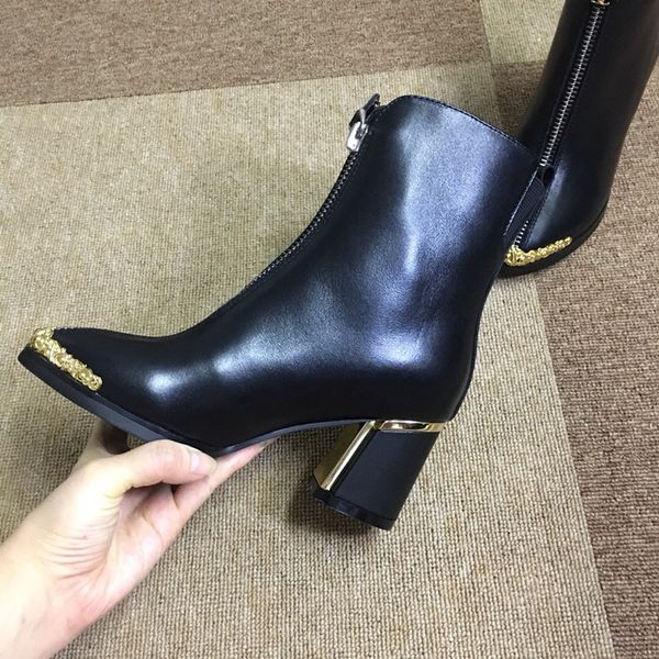 

горячая колено прод-женщины носок boots тройной желтый мода загрузочный женщин дизайнерские высокие сапоги повседневная обувь, Black