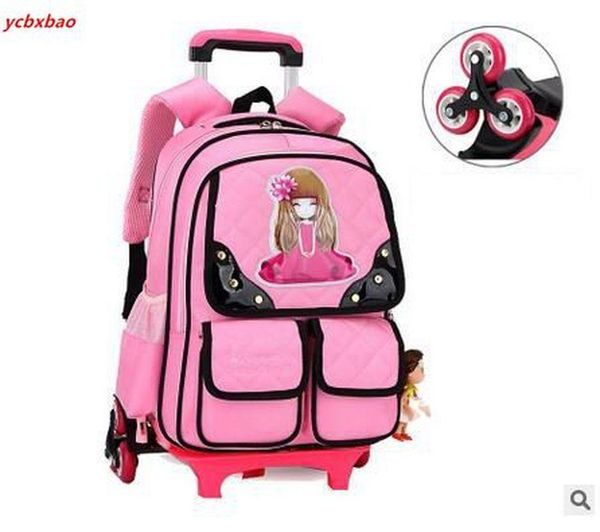 

kid's school bag on wheels children luggage rolling bags wheeled bag backpacks for girls travel trolley backpack bags for girls