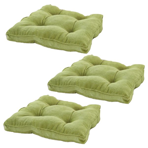 

3 pcs thicken corduroy cushion pads yoga room seat cushion