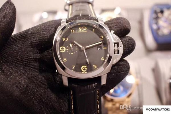 

Special Edition Марка автоподзаводом Мужские часы из стекла Назад Серый циферблат Кожан