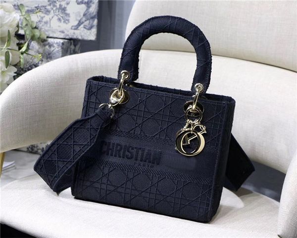 

2020ss lady luxury christian totes fashion bags leather mens women embroidery logos authentic quality 24*20*11cm