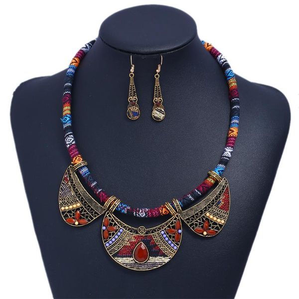 

simple fashion jewelry bib necklace national style bohemian boho jewelry, Silver