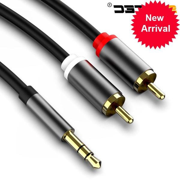 

suptec rca cable 2 rca to 3.5mm jack male splitter audio line aux cable for speaker amplifiers subwoofer dvd vcd player theater