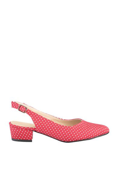 

trendyol polka dot detailed woman classic heels shoes takss20to0261, Black