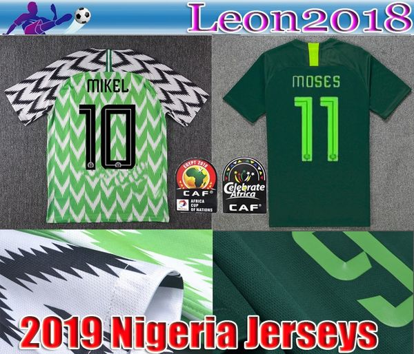 

2019 africa cup nigeria home away occer jer ey 1994 retro nigeria okechukwu okocha ahmed mu a mikel iheanacho football jer ey hirt