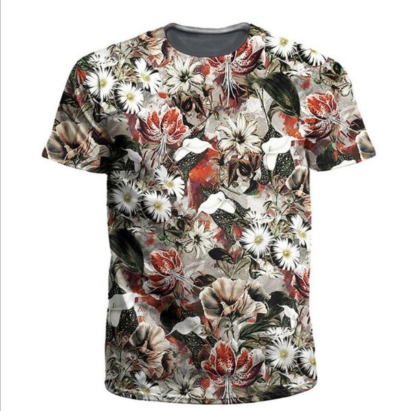 

Summer Tshirt for Men Quick-drying Sports Short Sleeved Printing 3D T-shirt Male Tee with 2 Colors Asian Size S-3XL