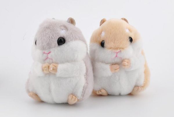 

japan hamster plush pendant toy doll clamshell doll plush keychain 10cm w07 wj04