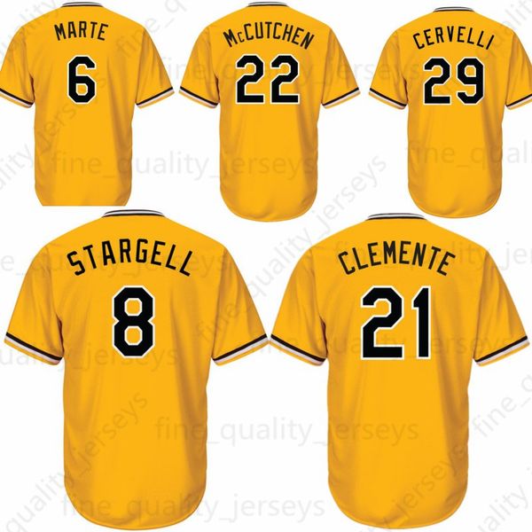 

21 Roberto Clemente Pittsburgh Jerseys Pirates 8 Stargell Majest 22 Andrew 6 Marte ic 27 Kent Tekulve 29 Cervelli 100% Stitched