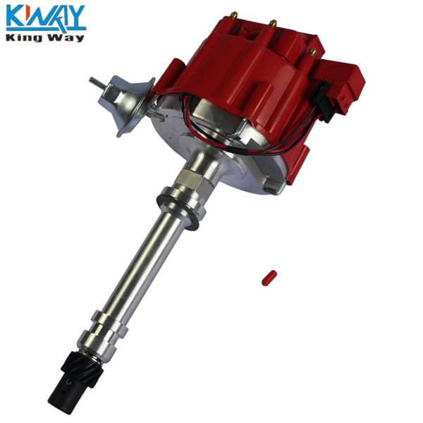 

king way- high performance red cap hei distributor for chevy/gm small block big block 65k