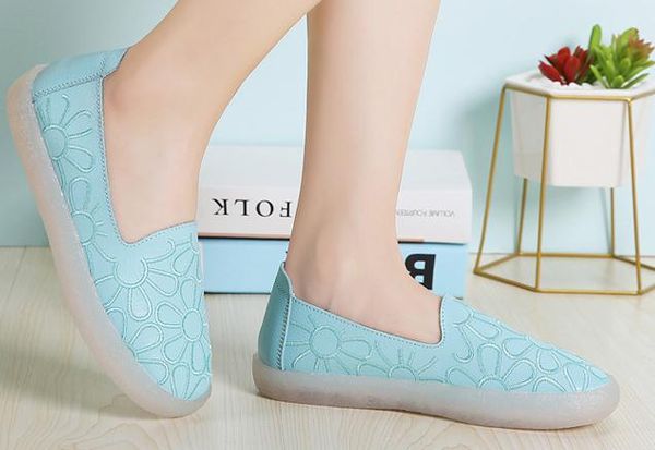 

women's shoes in spring and autumn flat bottom round head mother @kl669, Black