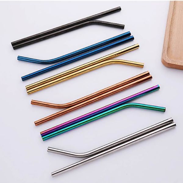 

stainless steel food grade 304 stainless steel metal straw