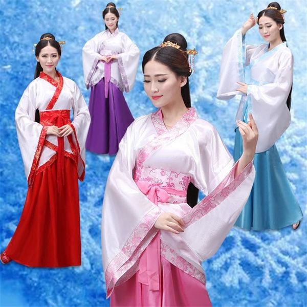 

traditional chinese clothing for women ancient dance costume hanfu festival outfit girls performance costumes dress tang suits, Black;red