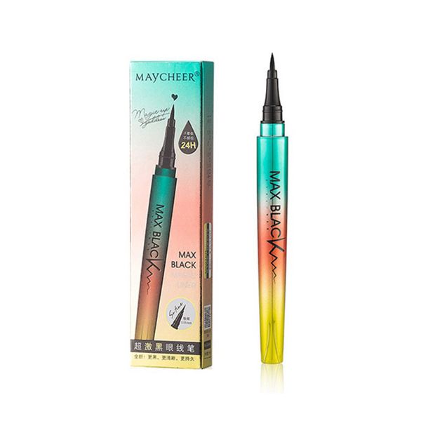 

black liquid eyeliner pencil makeup waterproof 24h long-lasting anti-blooming accurate draw eye liner pen makeup 2019 new