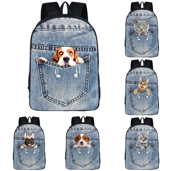 

многофункциональный студент плеча рюкзак 8 design 3d пользовательские карманный pet плечи рюкзак дети высокого качества 16 дюймов big school