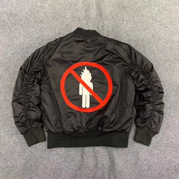 

travis scono прохожие bomber jacket мужчины женщины лучшее качество вышивки force pilot jacket travis scoastroworld, Black;brown