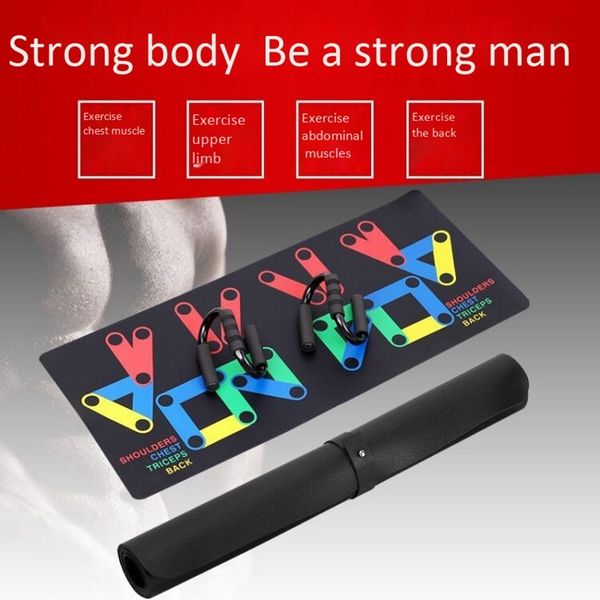 

push-up bracket push up rack board 9 in 1 body building fitness exercise tools men women push-up stands for gym body training #8
