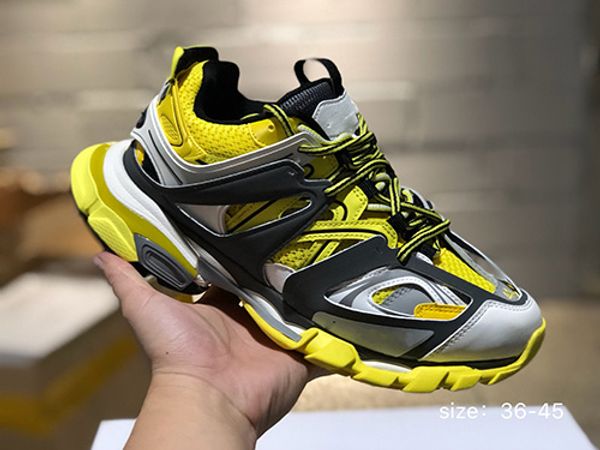 

2020 new track 3.0 sneakers tess paris men gomma maille black low track 3m triple s running shoes outdoor jogging designer shoes 35-45
