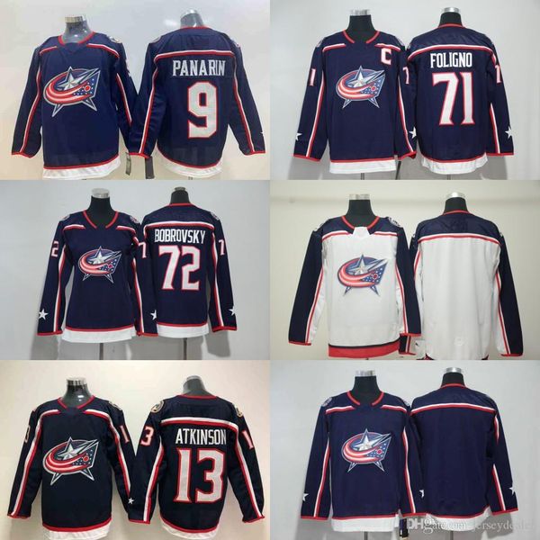 

Adequate inventor Mens Columbus Blue Jackets Jersey 9 Artemi Panarin 71 Nick Foligno 72 Sergei Bobrovsky 13 Cam Atkinson Hockey Jerseys