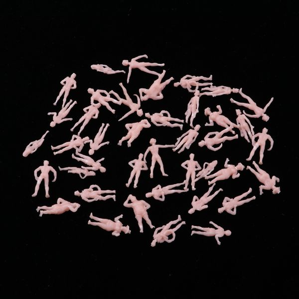 

1/87 beach crowd figure figurine model toys ho for train seaside accessory