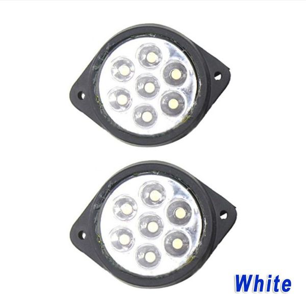 

clearance side marker lights round lamp bulbs universal 1 pair of 7 led