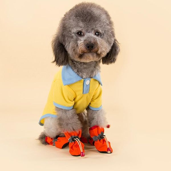 

dog cat rain protective boots waterproof puppy pet anti-slip shoes booties