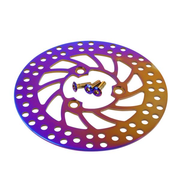 

motorcycle brake disc brake rotor 220mm-58mm-70mm multicolor plated for niu n1 n1s monkey bike chinese electric scooter