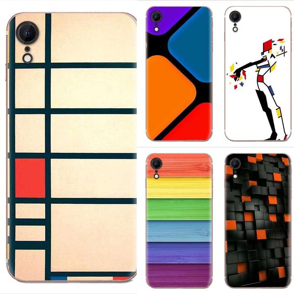 

custom for xiaomi redmi mi 4 7a 9t k20 cc9 cc9e note 7 8 9 y3 se pro prime go play tpu protective case mondrian mondrian