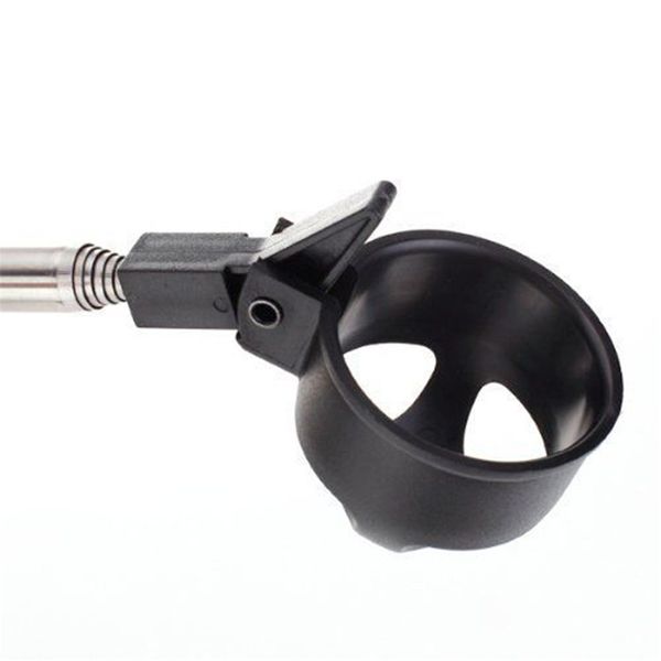 

golf pick up ball telescopic retriever picking up shaft scoop accessorie equipment 8 section 1 pc tube shag bag alloy black