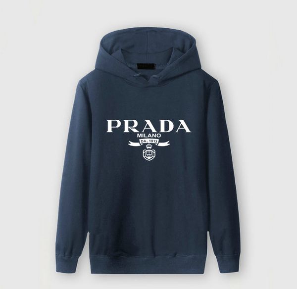 

pra luxury mens designer hoodie итальянский бренд пуловер tide модный высокий конец письмо печати мотоцикл езда хлопок joker пружинные свите, White;black