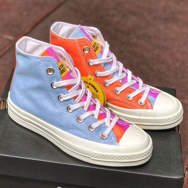 

chinatown market conver chuck 70 canvas shoes low light change uv discoloration skateboard sneakers casual shoes men womens s04, Black