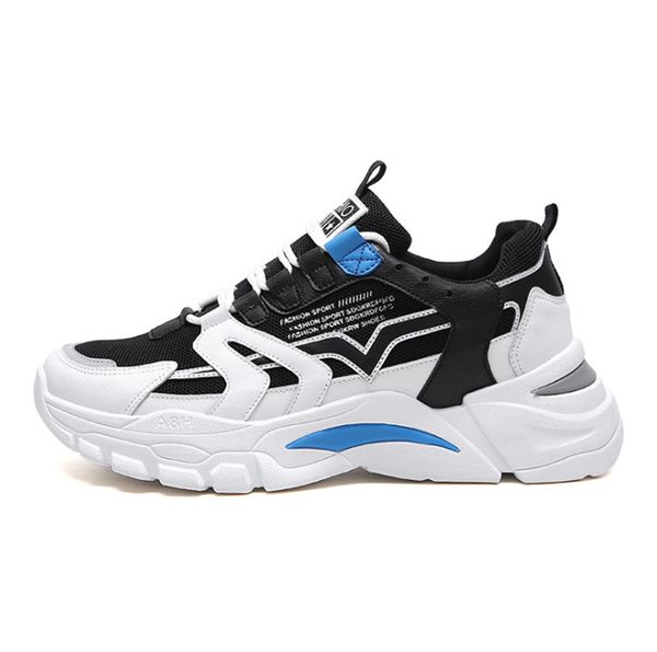 

new hover-cushioned shoes students casual running shoes fashion plus-size 36-45 men's women's small white shoes, Black