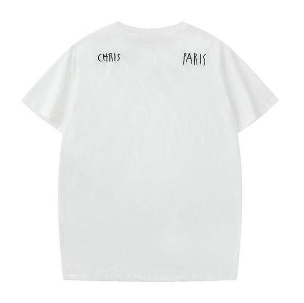 

black white summer t shirt for men paris logo 2020 france designer t-shirt brand street short sleeve men shirts s-xxl, White;black